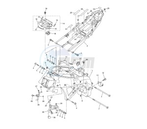 YZF R6 50TH 600 drawing FRAME