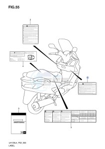 UH125 ABS BURGMAN EU drawing LABEL