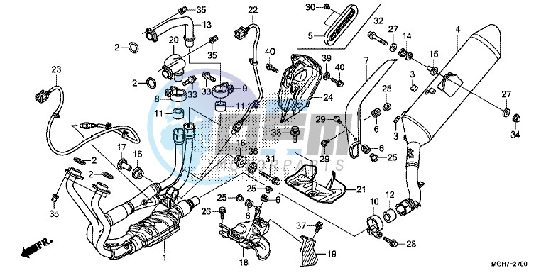 EXHAUST MUFFLER