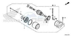 GLR1251WHF CB125F UK - (E) drawing STARTER MOTOR