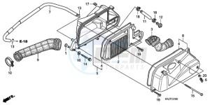 FES1259 France - (F / CMF) drawing AIR CLEANER