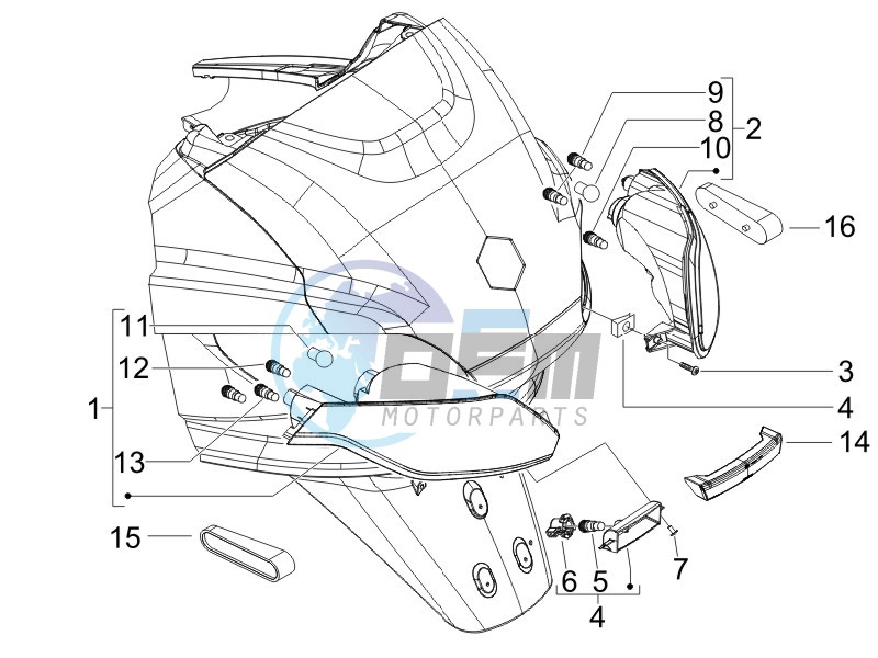 Tail light - Turn signal lamps