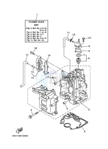 FT9-9GEL drawing CYLINDER--CRANKCASE-1