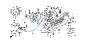 SGX50S drawing CRANKCASE/OIL PUMP