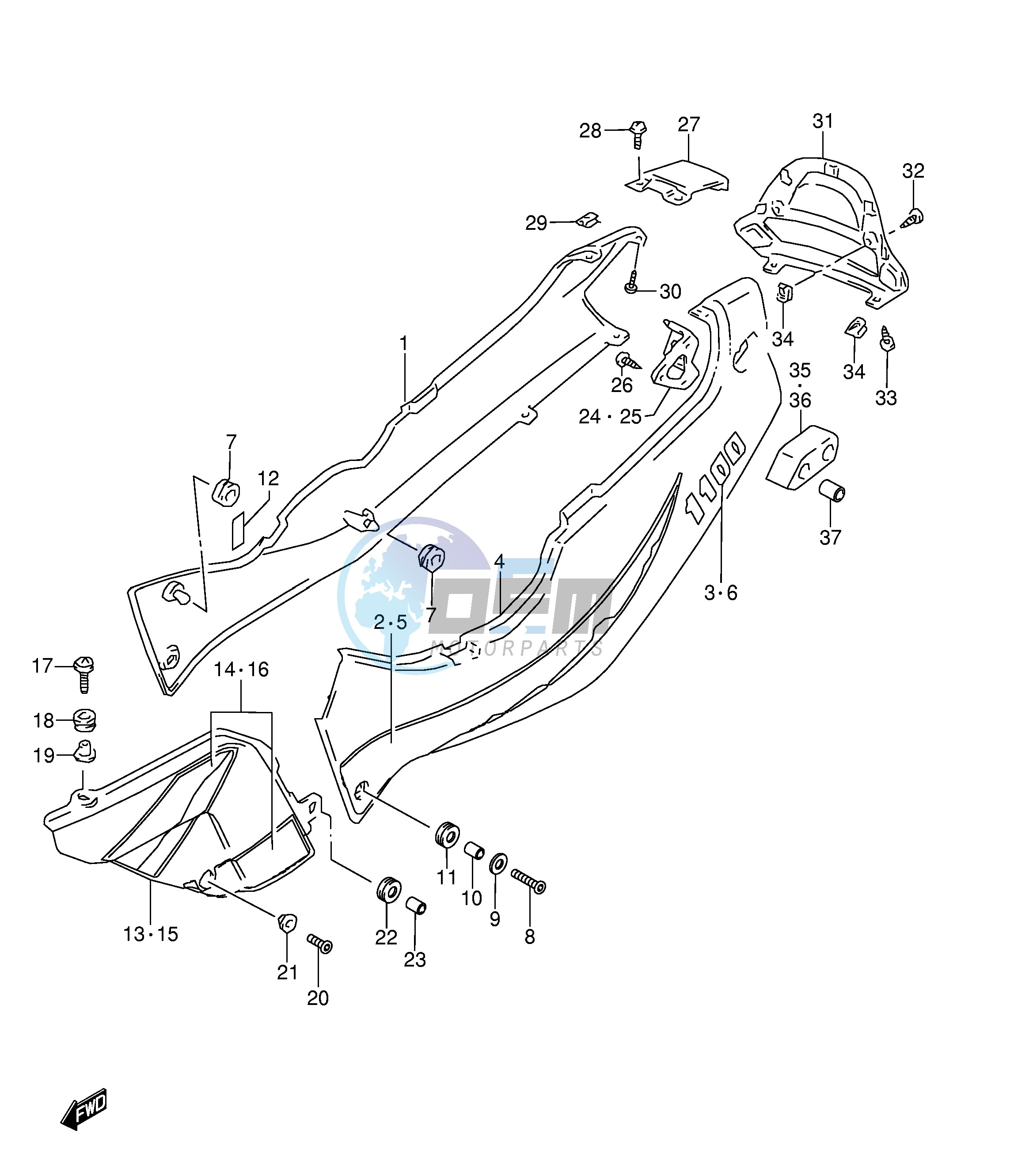 FRAME COVER (MODEL T)