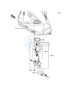 Z800 ABS ZR800BGF FR GB XX (EU ME A(FRICA) drawing Fuel Pump