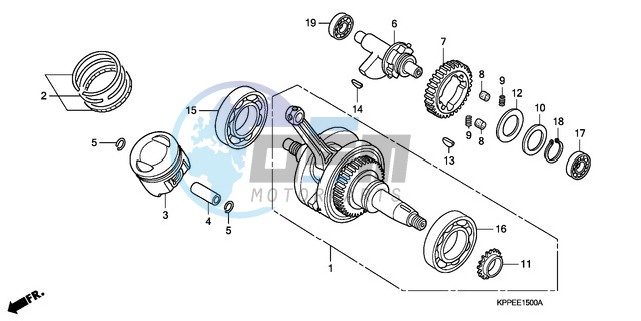 CRANK SHAFT/PISTON