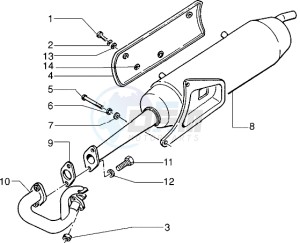 Zip 50 fast rider RST drawing Silencer