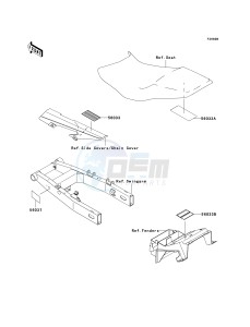 ZR 750 H [ZR-7S] (H1-H5 H5 CAN ONLY) drawing LABELS-- H3 - H5- --- CN- -