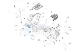 V7 II Racer ABS 750 USA-CND drawing Air box II