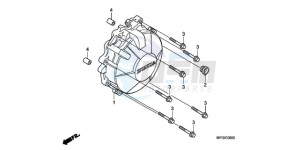 CB600FA3A Europe Direct - (ED / ABS ST) drawing GENERATOR COVER