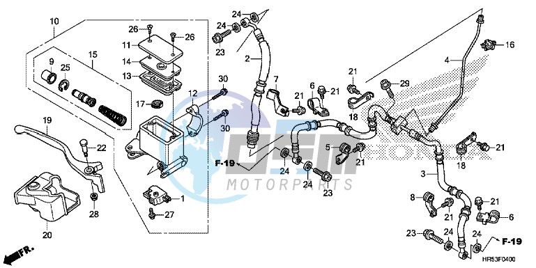 FRONT BRAKE MASTER CYLINDER