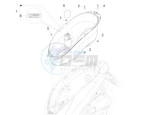 Medley 125 4T ie ABS (EMEA) drawing Helmet huosing - Undersaddle