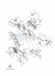 MT-03 MTN320-A (B9A8) drawing RADIATOR & HOSE