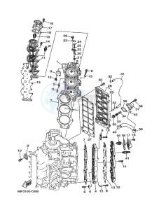 LZ150TXRC drawing CYLINDER--CRANKCASE-2