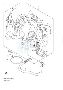 GSF-1250 BANDIT EU drawing FUEL PUMP