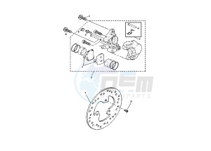 FZ8-S 800 180 drawing REAR BRAKE CALIPER