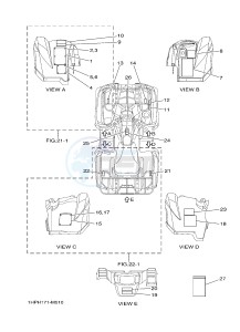 YFM700FWA YFM700DE GRIZZLY 700 (2ES2 2ES3) drawing EMBLEM & LABEL 1