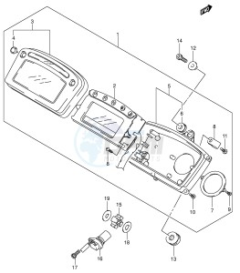 LT-F500F (P28-P33) drawing SPEEDOMETER (MODEL K4 K5)