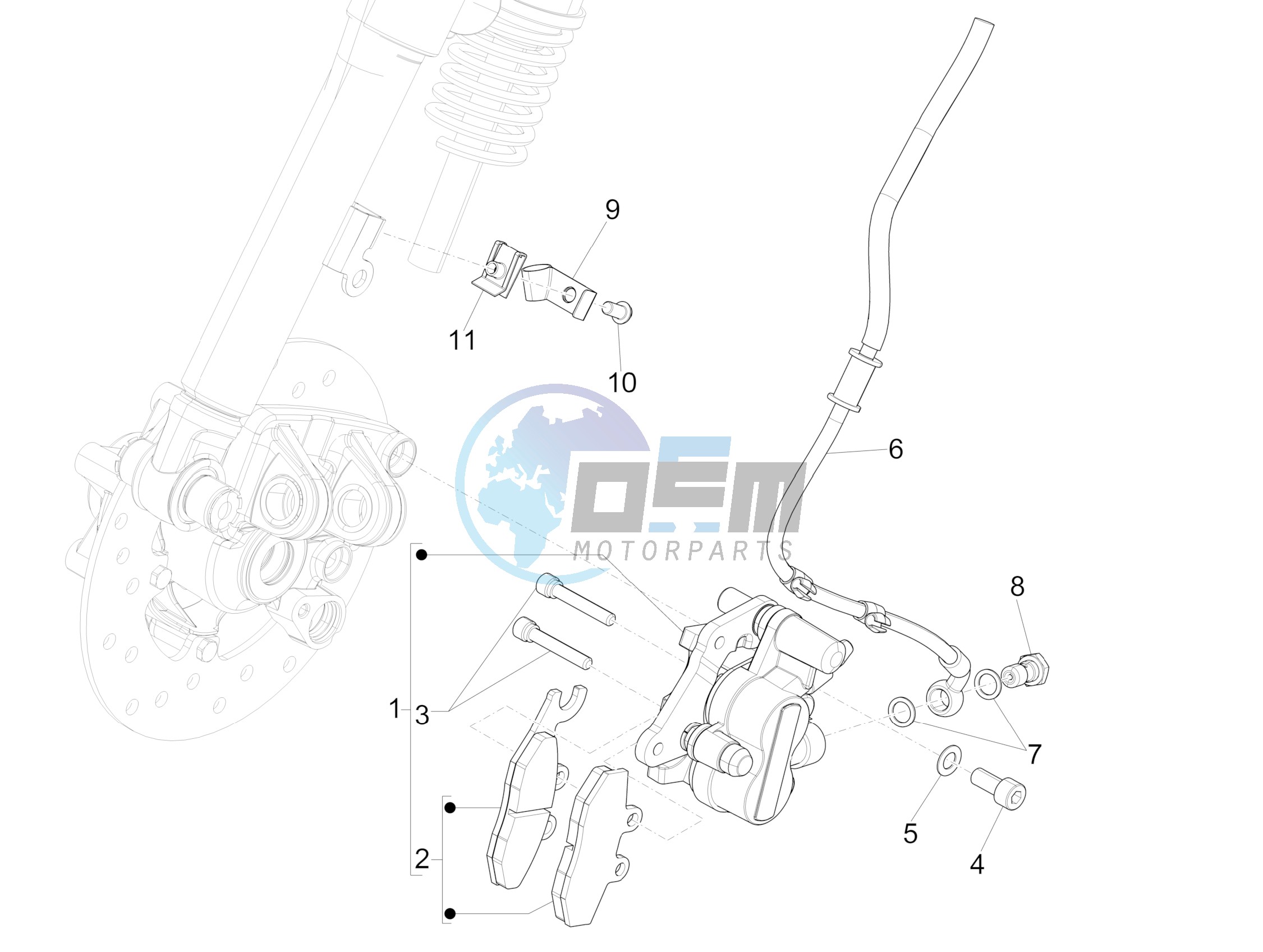 Brakes pipes - Calipers