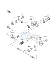 ZX 600 E [NINJA ZX-6] (E4-E6) [NINJA ZX-6] drawing GEAR CHANGE MECHANISM