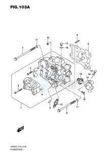 UH200 ABS BURGMAN EU drawing CYLINDER HEAD