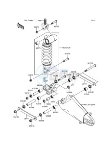 NINJA_ZX-6R ZX636EDF FR GB XX (EU ME A(FRICA) drawing Suspension/Shock Absorber