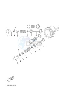 YPR400RA XMAX 400 ABS EVOLIS 400 ABS (1SD6 1SD6 1SD6 1SD6) drawing VALVE