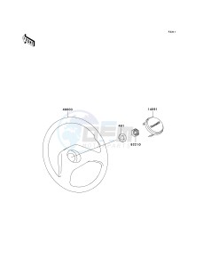 KAF 620 R [MULE 4010 TRANS4X4] (R9F-RAFA) R9F drawing STEERING WHEEL