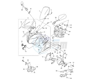 FZ1 FAZER ABS 1000 drawing COWLING