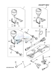 F200BETX drawing SPEEDOMETER