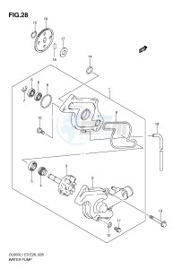 DL650 (E3) V-Strom drawing WATER PUMP