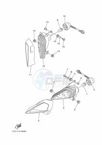 YFZ450R (BKDD) drawing HEADLIGHT