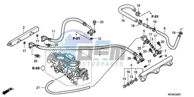 THROTTLE BODY (TUBING)