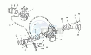 V 35 350 Florida Florida drawing Carburettors