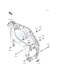 NINJA_ZX-6R ZX636EDF FR GB XX (EU ME A(FRICA) drawing Engine Mount