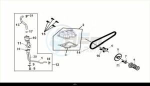 JOYRIDE S 125 (LF12W4-EU) (M1) drawing CYLINDER HEAD COVER