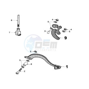 XPS 125CT EU drawing REAR BRAKE PEDAL