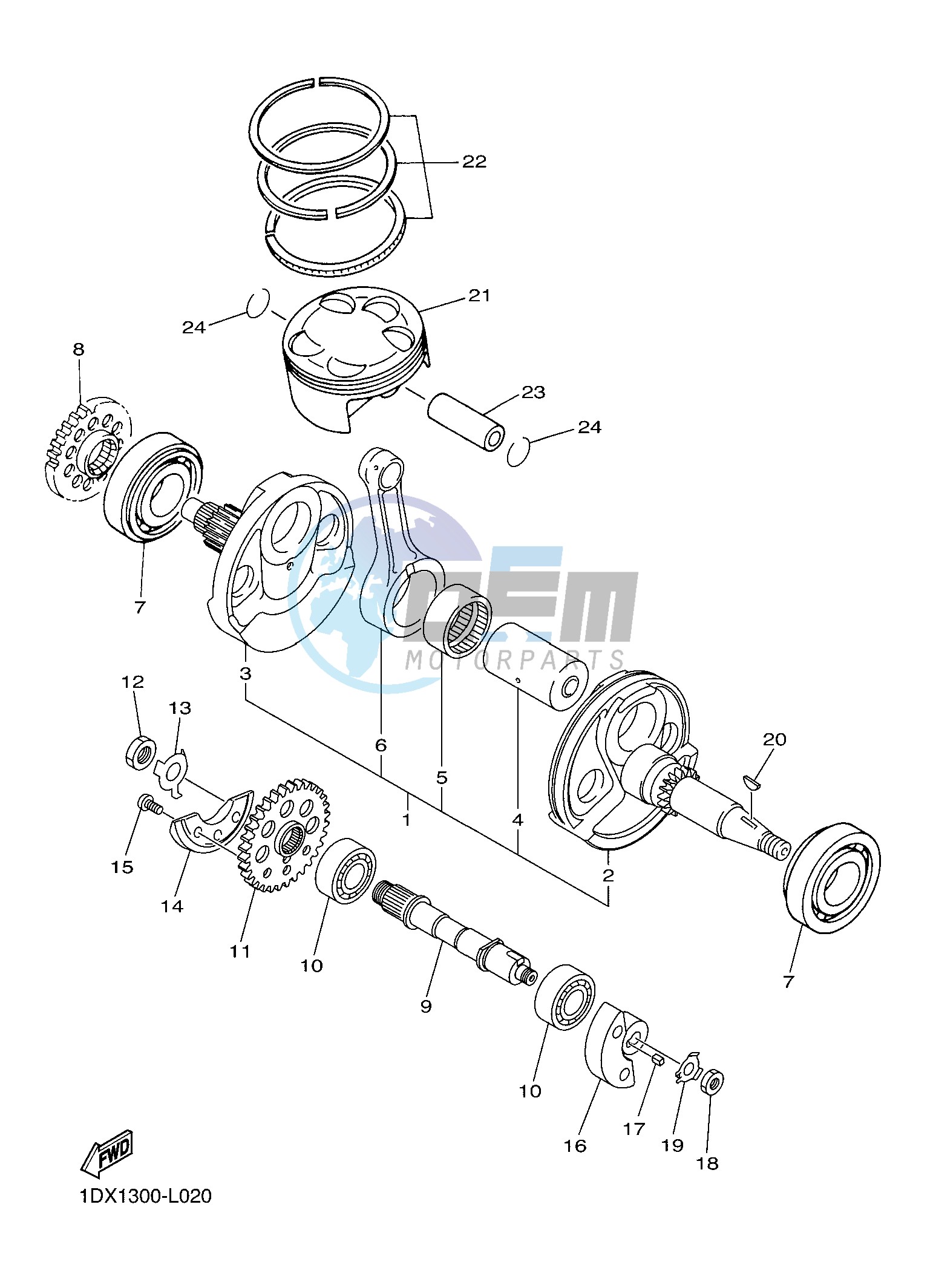 CRANKSHAFT & PISTON