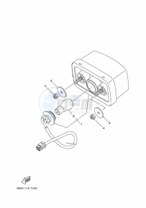 YFM450FWBD YFM45KPHK (BB5L) drawing TAILLIGHT