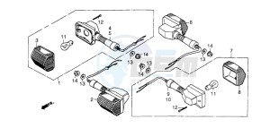 NX650 500 DOMINATOR drawing WINKER (3)