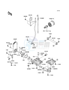 JET SKI STX-12F JT1200D6F FR drawing Oil Pump