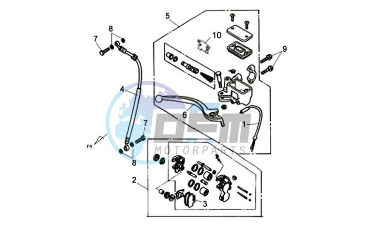 BRAKE LEVER / BRAKE CALIPER / BRAKE LINES