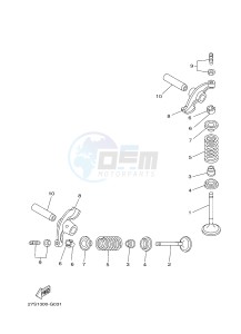 YBR125EGS (43BE) drawing VALVE