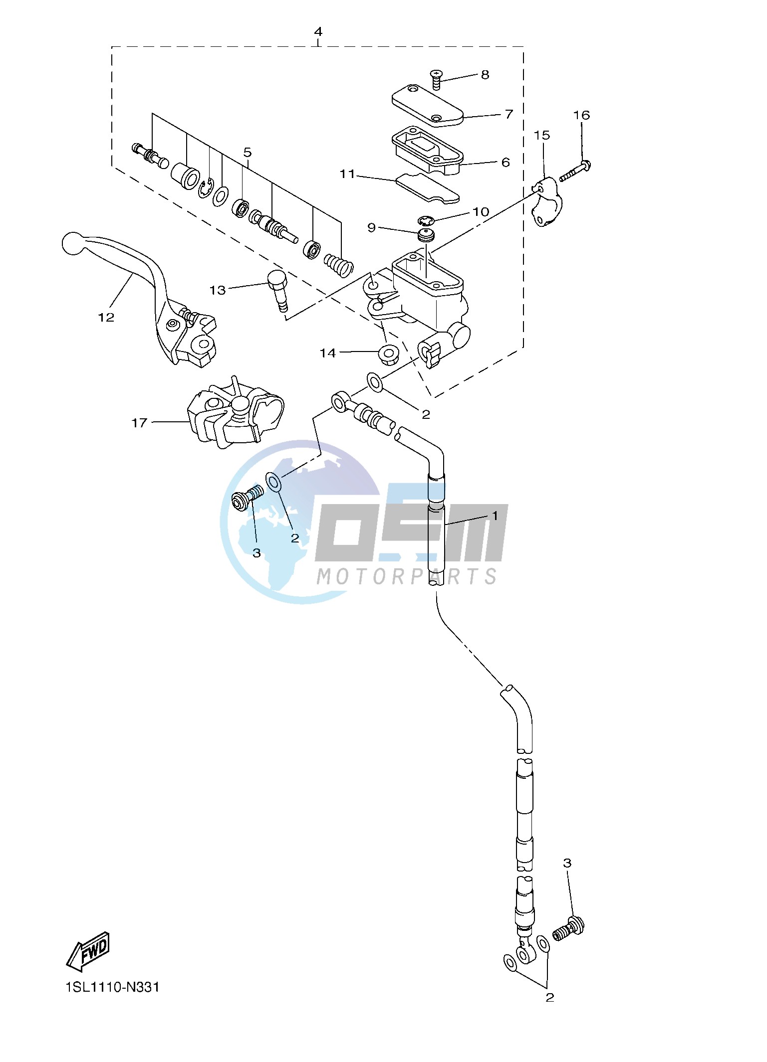 FRONT MASTER CYLINDER