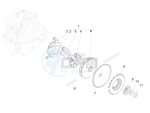 SPRINT 50 4T 3V E4-2020 (NAFTA) drawing Driving pulley