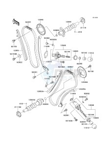 VN 1600 G [VULCAN 1600 NOMAD] (6F) G6F drawing CAMSHAFT-- S- -_TENSIONER