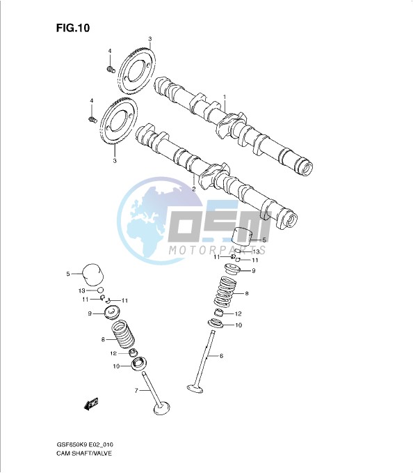 CAM SHAFT - VALVE