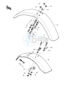 KM 100 A (A1 till A7) drawing FENDERS -- KM100-A6_A7- -