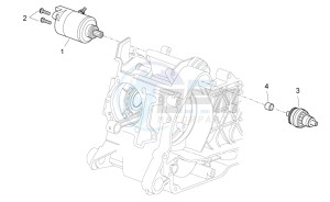 Atlantic 125 e3 drawing Starter motor I